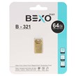 BEXO B-321 USB2.0 Flash Memory - 64GB (گارانتی داده پردازی آواتک) طلایی